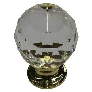 Häfele Möbelknopf Acrylglas transparent –...