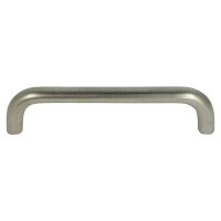 Häfele Möbelgriff Bügel Stahl 136 x 8 mm, Lochabstand 128 mm, Silber