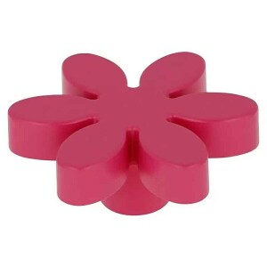 Kinder-Möbelknopf Blume lila Kunststoff 56 mm...