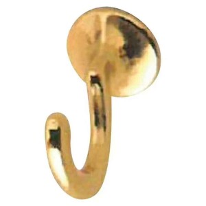 Häfele Garderobenhaken 33 mm Messing poliert –...