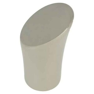 Möbelknopf 14 mm vernickelt matt rund – 26 mm...