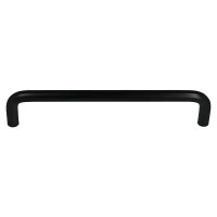 Möbelgriff 106 mm Schwarz – Kunststoff, Bügelgriff, 96 mm Lochabstand
