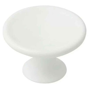 Möbelknopf 40 mm – Weiß, Kunststoff,...