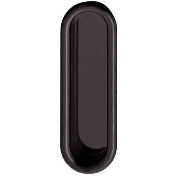 Häfele Möbelgriff Kunststoff schwarz matt 78x26 mm rechteckig