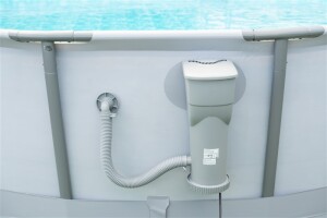 Summer Waves Elite Frame Pool Anthrazit Ø 549x132 cm