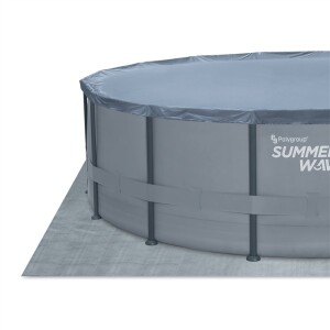 Summer Waves Elite Frame Pool Anthrazit Ø 549x132 cm