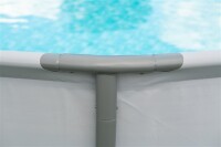 Summer Waves Elite Frame Pool Anthrazit Ø 549x132 cm