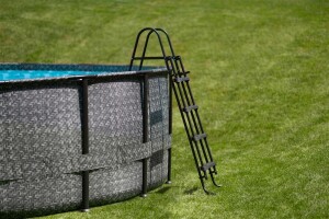 Summer Waves Frame Pool Elite Ø 549×132 cm Komplett-Set Anthrazit