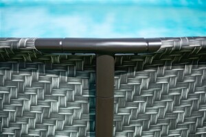 Summer Waves Frame Pool Elite Ø 549×132 cm Komplett-Set Anthrazit