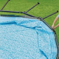 Summer Waves Frame Pool Elite Ø 549×132 cm Komplett-Set Anthrazit