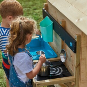 TP Toys Matschküche Mops Deluxe | Wandmodul Natur 36x81x56cm