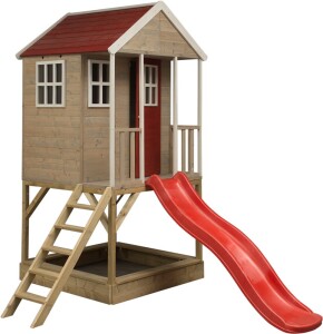 XL Stelzenhaus Frosch 280x197x242 cm - Rutsche &...