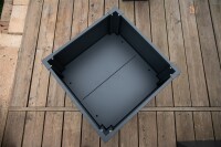 Westmann Metall Pflanzkübel Talus S | Pflanzkübel modern | Anthrazit | 50x50x50 cm