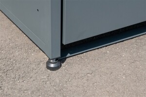 Westmann Metall Mülltonnenbox Moderna 2 | 2x240 L | Anthrazit | 83x139x135 cm