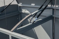 Westmann Metall Mülltonnenbox Moderna 2 | 2x240 L | Anthrazit | 83x139x135 cm