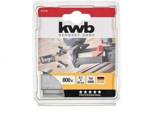 kwb Flachdrahtklammer Typ055/355 18mm Stahldraht –...