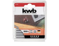 kwb Tackerklammern 10,6 mm breit, verzinkt 1800 Stück
