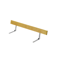 Rückenlehne für Kindersitzgruppe Basic 110cm aus FSC-lackiertem Kiefernholz