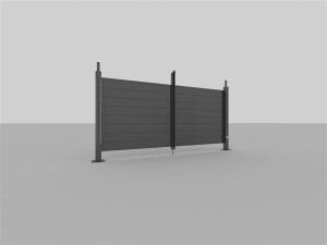 Allview Calux Seitenwand aus Komposit, Grauschwarz...