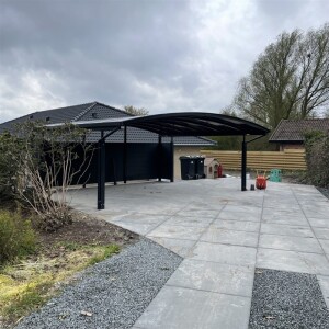 Allview Calux Endwand für Doppelcarport, Komposit,...