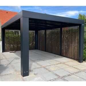 CUBUS-L Einzel-Carport aus Stahl mit Polycarbonat-Dach,...