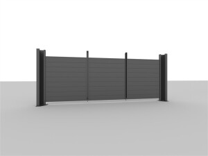 Allview Komposit-Seitenwand für Cubus Carport,...