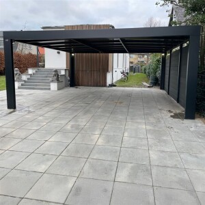 Allview Komposit-Seitenwand für Cubus Carport,...