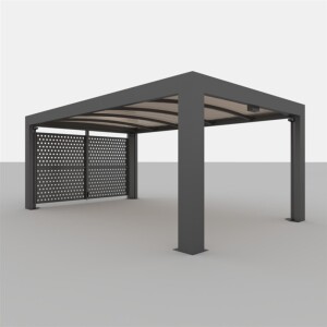 Allview Cubus gelochte Endwand für Einzelcarport,...