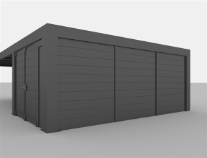 Allview Cubus Geräteschuppen für Doppelcarport,...