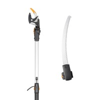 Fiskars Teleskop-Schneidgiraffe UPX86 (2,4 m) mit Adapter-Baumsäge – Set?