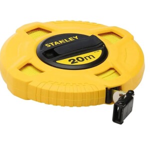 Stanley Kapselbandmaß Fiberglas 20 m 12,7 mm Kurbel...