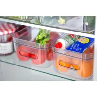 SmartStore Aufbewahrungsbox 1,5L rauchgrau stapelbar mit Griffen BPA-frei