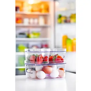 SmartStore Deckel Compact S rauchgrau 19,5x14,5 cm stapelbar BPA-frei