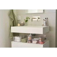 SmartStore Aufbewahrungsbox Slim 1,3L rauchgrau stapelbar mit Griffen BPA-frei