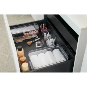 SmartStore Aufbewahrungsbox M 5,3L rauchgrau stapelbar mit Griffen BPA-frei