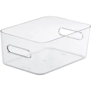 SmartStore Aufbewahrungsbox M 5,3L rauchgrau stapelbar mit Griffen BPA-frei