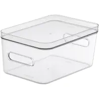 SmartStore Aufbewahrungsbox M 5,3L rauchgrau stapelbar mit Griffen BPA-frei