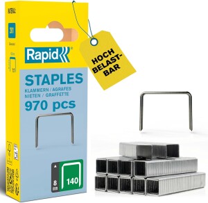 Flachdrahtklammern Typ 970 8 mm (970 Stück)