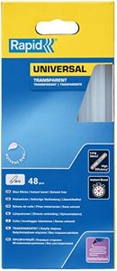 12 mm Klebesticks universal transparent (48 Stk)
