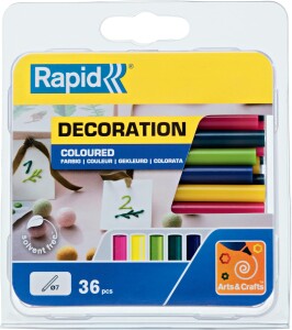 Klebesticks farbig Trend Ø 7 x 90 mm (36 Stk)