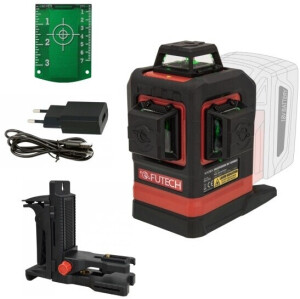 FUTECH Multicross 3D 18V MAX Multilinienlaser grün...