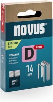 Flachdrahtklammer D Typ 53F/14 mm 600 Stück verzinkt