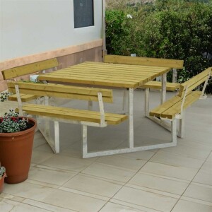 PLUS Gartenmöbel Sitzgruppe 227 cm klappbar...