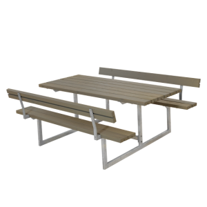 Gartenmöbel-Set Basic 177cm mit 2 Rückenlehnen,...