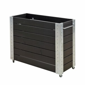 Pflanzkasten Blumenkasten mit Rädern 120x50x95 cm -...