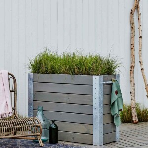 Pflanzkasten Blumenkasten mit Rädern 120x50x95 cm -...