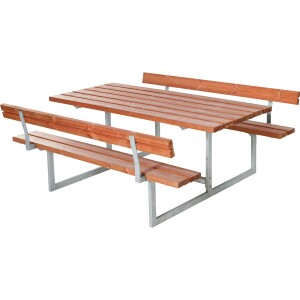 Gartenmöbel-Set Basic 177cm mit 2 Rückenlehnen,...