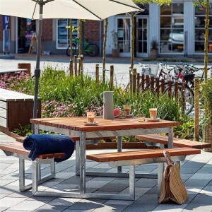 PLUS Gartenmöbel Sitzgruppe 204 cm klappbar...