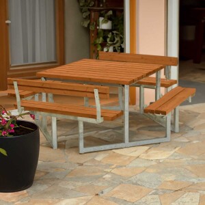 PLUS Gartenmöbel Sitzgruppe 204 cm klappbar...