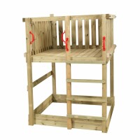 PLUS Play Spielturm ohne Rutsche Holz natur unbehandelt